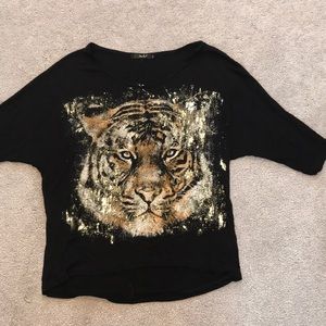 Black tiger tunic from Papaya size small